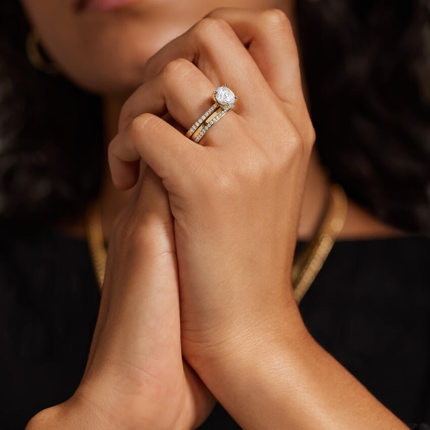 Elodie Cathedral Diamond Ring Engagement Ring Setting