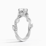 Vintage Secret Garden Diamond Ring (2/3 ct. tw.) Platinum Cushion Engagement Ring