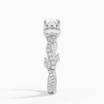 Vintage Secret Garden Diamond Ring (2/3 ct. tw.) Platinum Cushion Engagement Ring
