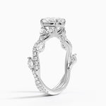 Vintage Secret Garden Diamond Ring (2/3 ct. tw.) Platinum Oval Engagement Ring