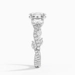 Vintage Secret Garden Diamond Ring (2/3 ct. tw.) Platinum Oval Engagement Ring