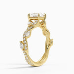 Vintage Secret Garden Diamond Ring (2/3 ct. tw.) Yellow Gold 18k Princess Engagement Ring