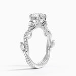 Vintage Secret Garden Diamond Ring (2/3 ct. tw.) Platinum Round Engagement Ring