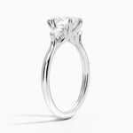 Freesia Three Stone Diamond Ring (1/3 ct. tw.) Platinum Pear Engagement Ring