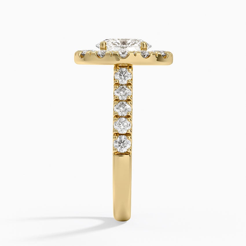 Adele Halo Diamond Ring Yellow Gold 18k Oval Engagement Ring