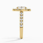 Adele Halo Diamond Ring Yellow Gold 18k Oval Engagement Ring