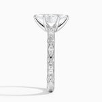 Celestia Milgrain Diamond Ring (1/4 ct. tw.) Platinum Marquise Engagement Ring