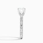 Celestia Milgrain Diamond Ring (1/4 ct. tw.) Platinum Princess Engagement Ring