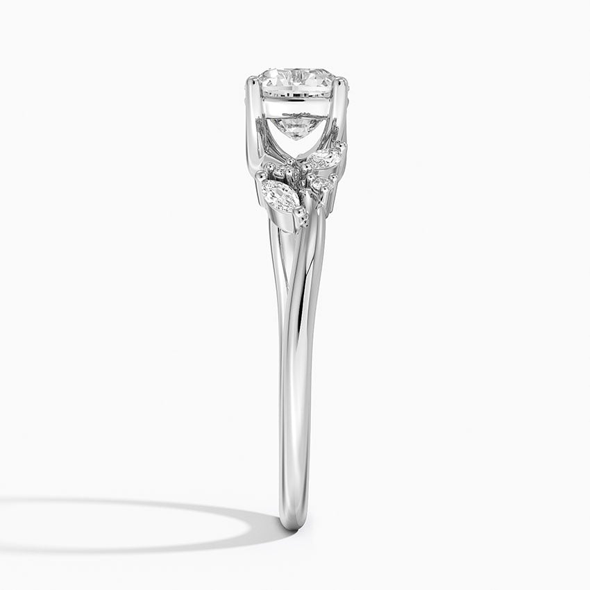 Arden Diamond Ring Platinum Cushion Engagement Ring