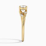 Arden Diamond Ring Yellow Gold 18k Cushion Engagement Ring