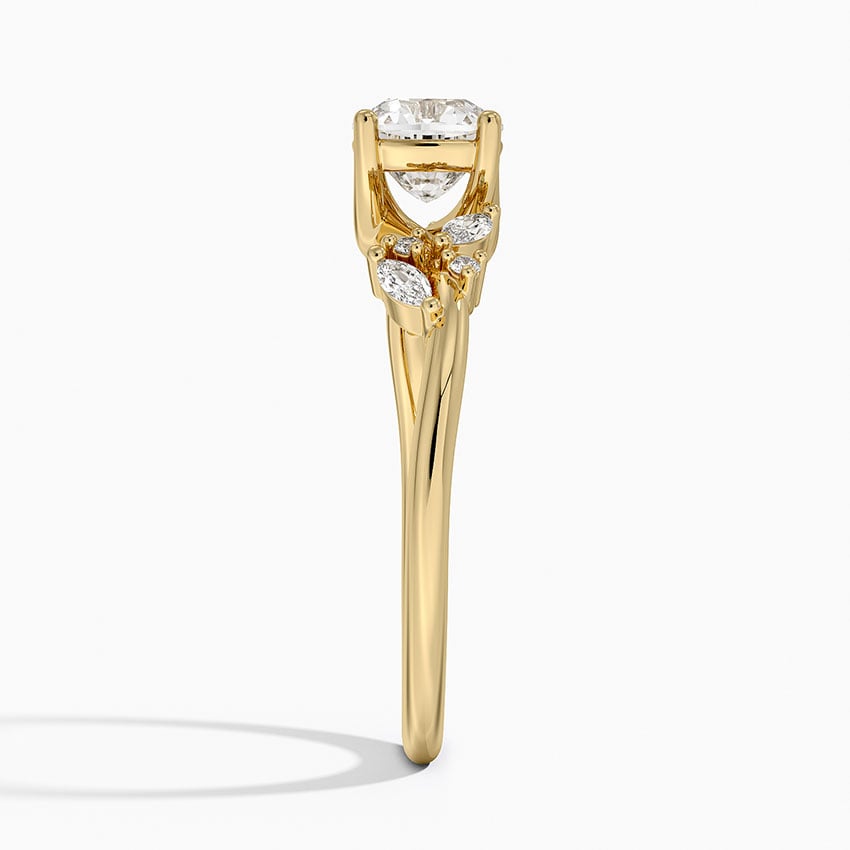 Arden Diamond Ring Yellow Gold 18k Cushion Engagement Ring