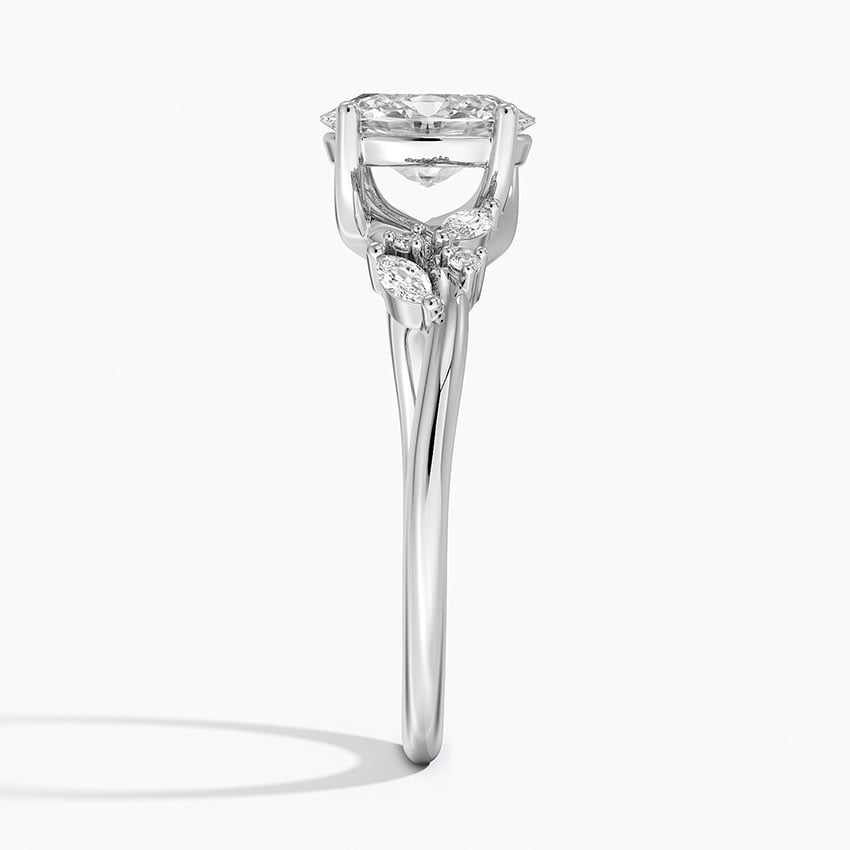 Arden Diamond Ring Platinum Oval Engagement Ring