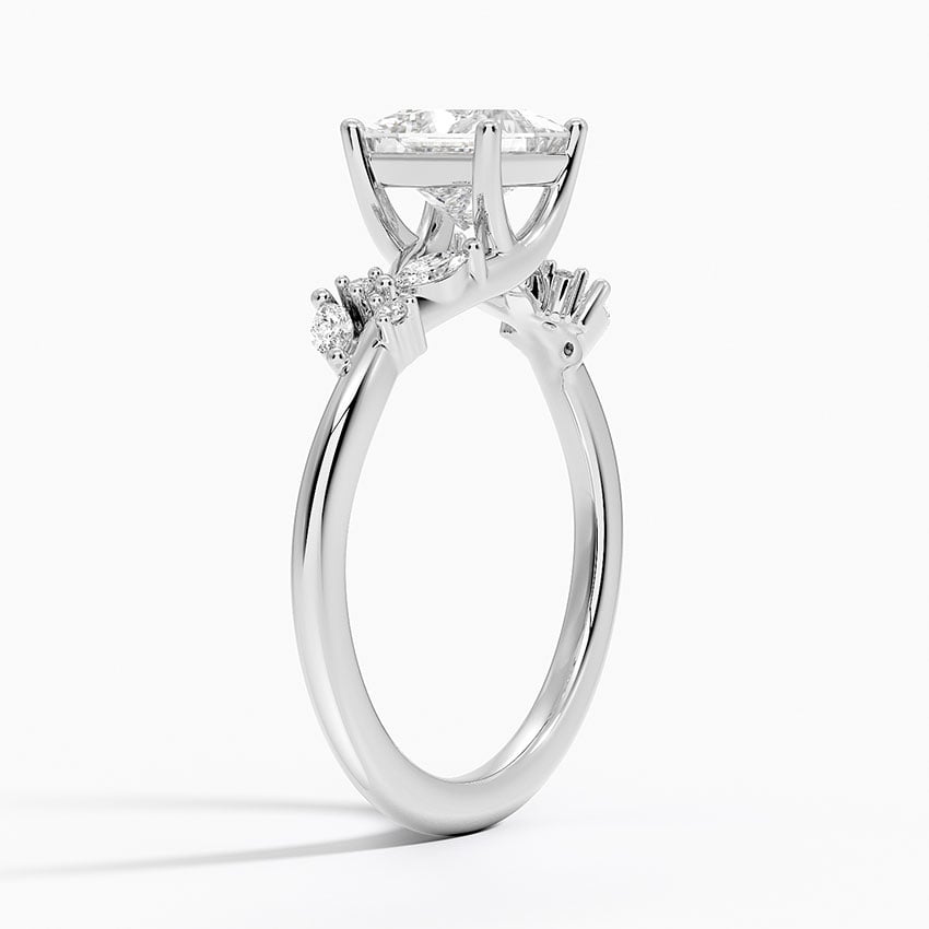 Arden Diamond Ring Platinum Princess Engagement Ring