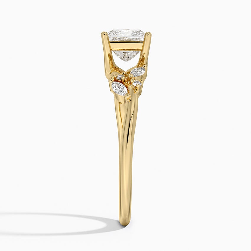 Arden Diamond Ring Yellow Gold 18k Princess Engagement Ring