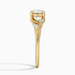 Arden Diamond Ring Yellow Gold 18k Round Engagement Ring