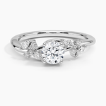 Arden Diamond Ring Platinum Round Engagement Ring