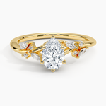 Arden Diamond Ring Yellow Gold 18k Pear Engagement Ring