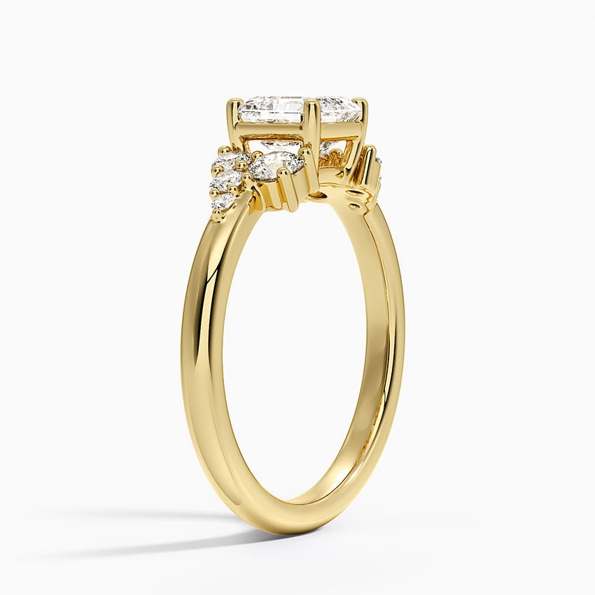 Corinne Diamond Ring (1/3 ct. tw.) Yellow Gold 18k Asscher Engagement Ring