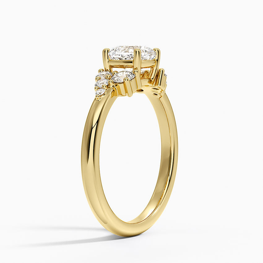 Corinne Diamond Ring (1/3 ct. tw.) Yellow Gold 18k Cushion Engagement Ring