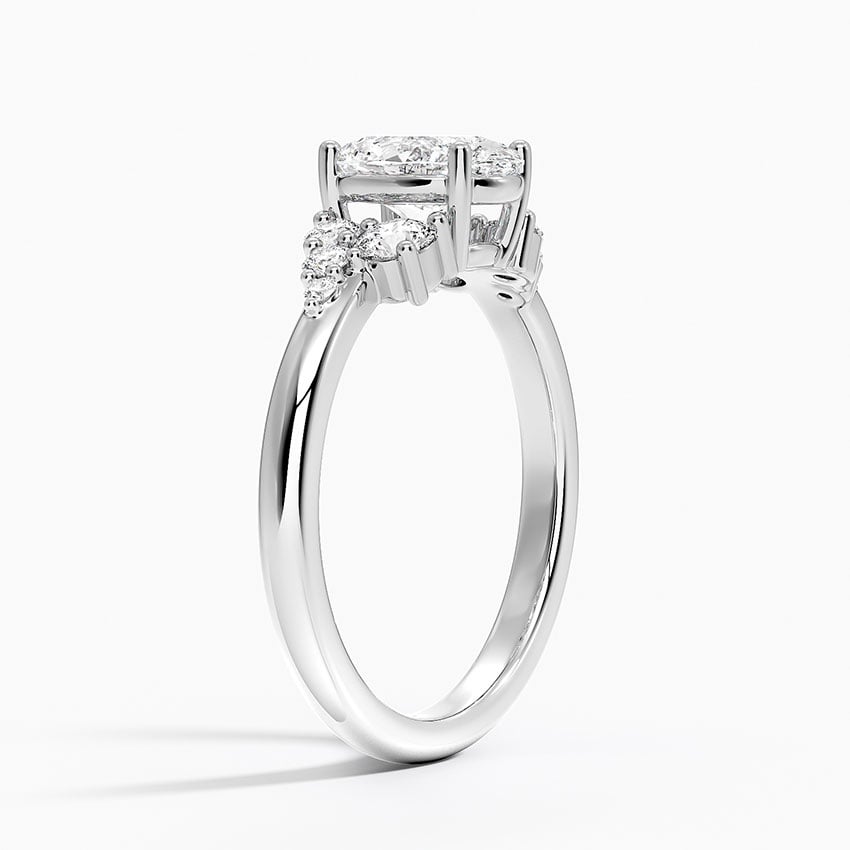 Corinne Diamond Ring (1/3 ct. tw.) Platinum Oval Engagement Ring