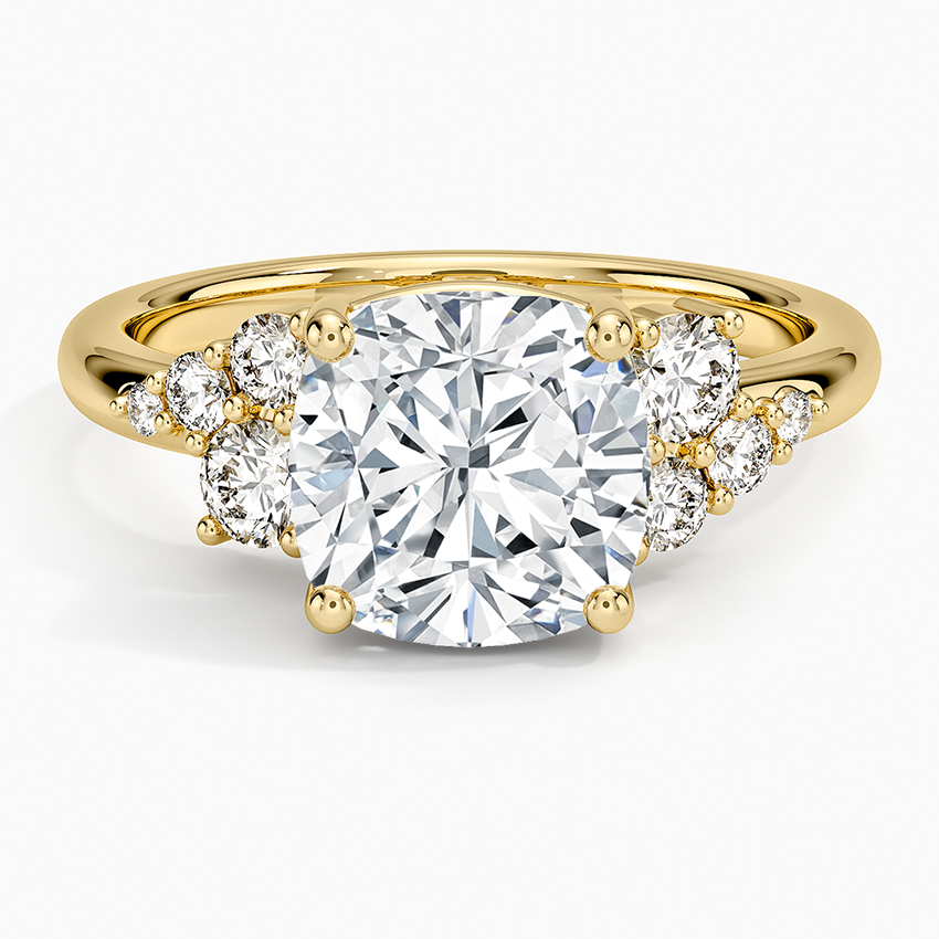 Corinne Diamond Ring (1/3 ct. tw.) Yellow Gold 18k Cushion Engagement Ring