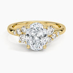 Corinne Diamond Ring (1/3 ct. tw.) Yellow Gold 18k Oval Engagement Ring