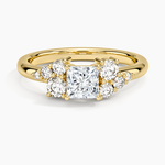 Corinne Diamond Ring (1/3 ct. tw.) Yellow Gold 18k Princess Engagement Ring