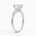 Rochelle Diamond Ring Platinum Marquise Engagement Ring