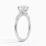 Rochelle Diamond Ring Platinum Pear Engagement Ring
