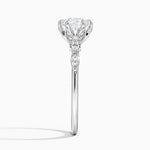 Rochelle Diamond Ring Platinum Round Engagement Ring