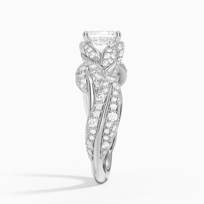 Olivia Diamond Ring (1 ct. tw.) Platinum Asscher Engagement Ring