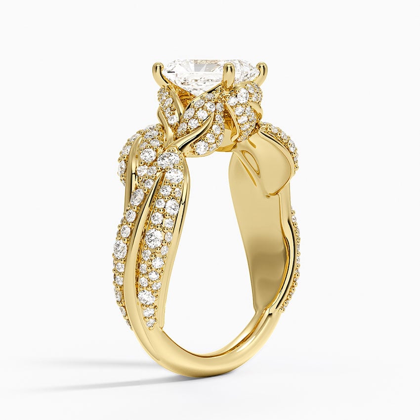 Olivia Diamond Ring (1 ct. tw.) Yellow Gold 18k Radiant Engagement Ring