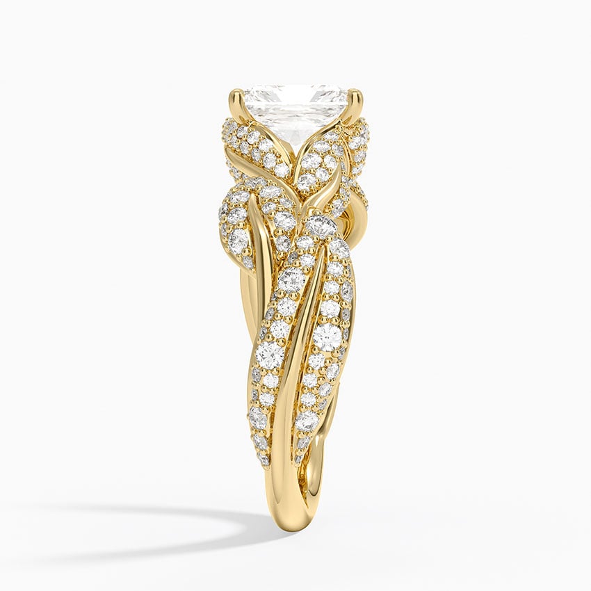 Olivia Diamond Ring (1 ct. tw.) Yellow Gold 18k Radiant Engagement Ring