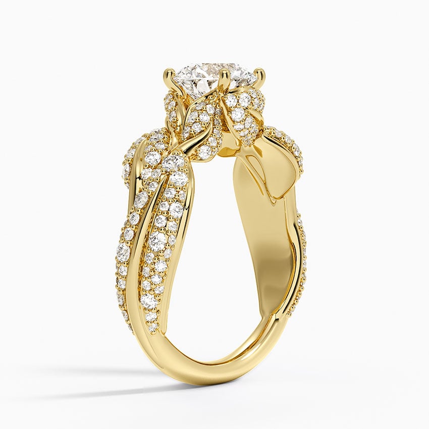 Olivia Diamond Ring (1 ct. tw.) Yellow Gold 18k Round Engagement Ring