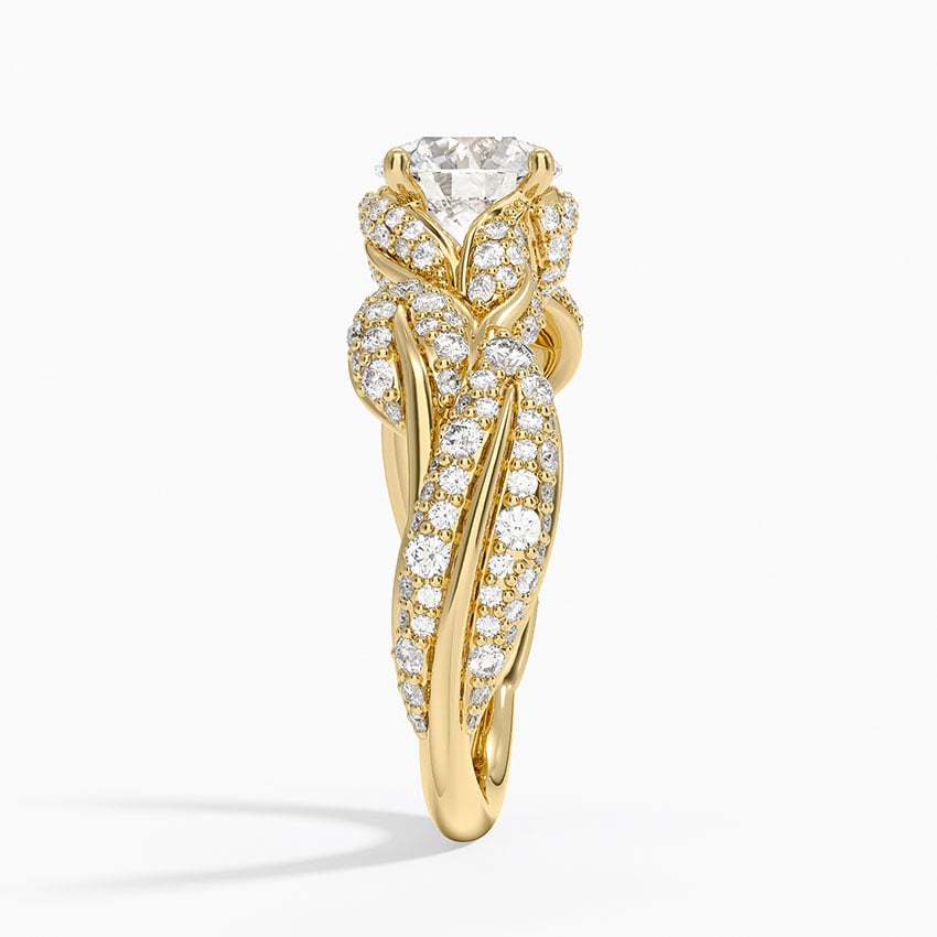 Olivia Diamond Ring (1 ct. tw.) Yellow Gold 18k Round Engagement Ring