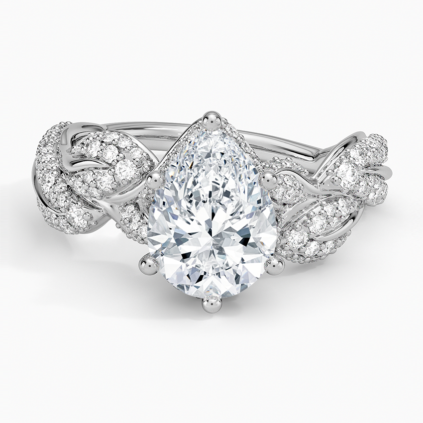 Olivia Diamond Ring (1 ct. tw.) Platinum Pear Engagement Ring