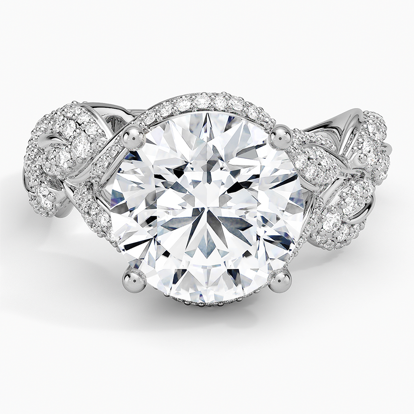 Olivia Diamond Ring (1 ct. tw.) Platinum Round Engagement Ring
