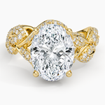 Olivia Diamond Ring (1 ct. tw.) Yellow Gold 18k Oval Engagement Ring