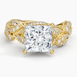 Olivia Diamond Ring (1 ct. tw.) Yellow Gold 18k Princess Engagement Ring