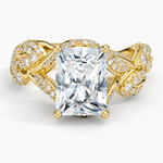 Olivia Diamond Ring (1 ct. tw.) Yellow Gold 18k Radiant Engagement Ring