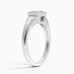 Hayes Three Stone Baguette Diamond Ring (1/2 ct. tw.) Platinum Asscher Engagement Ring