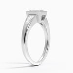 Hayes Three Stone Baguette Diamond Ring (1/2 ct. tw.) Platinum Emerald Engagement Ring