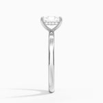 Audrey Perfect Fit Hidden Halo 2mm Diamond Ring Platinum Radiant Engagement Ring