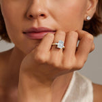 Symphony Tapered Baguette Three Stone Diamond Ring (1/2 ct. tw.) Engagement Ring Setting