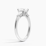 Symphony Tapered Baguette Three Stone Diamond Ring (1/2 ct. tw.) Platinum Princess Engagement Ring