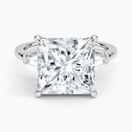 Symphony Tapered Baguette Three Stone Diamond Ring (1/2 ct. tw.) Platinum Princess Engagement Ring