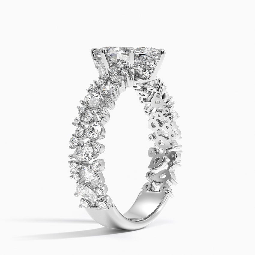 Glacé Diamond Ring (3/4 ct. tw.) Platinum Marquise Engagement Ring