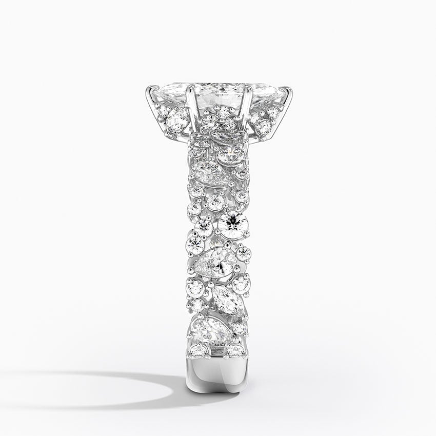 Glacé Diamond Ring (3/4 ct. tw.) Platinum Marquise Engagement Ring