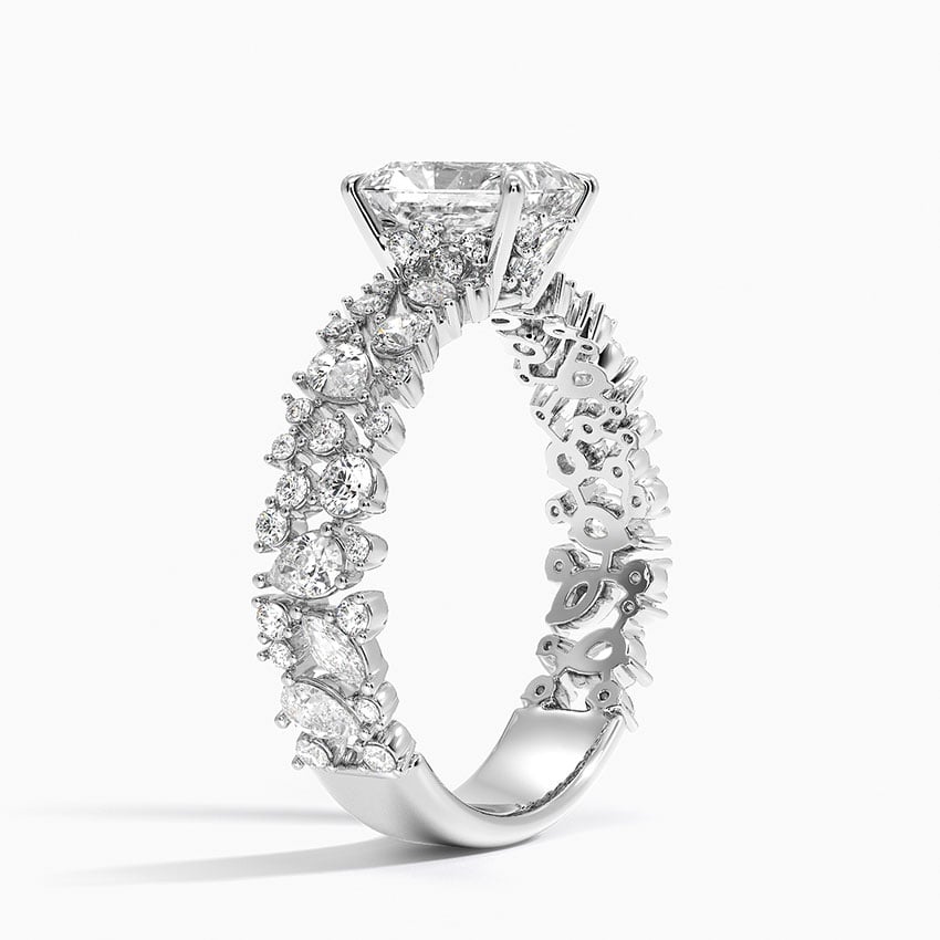 Glacé Diamond Ring (3/4 ct. tw.) Platinum Radiant Engagement Ring