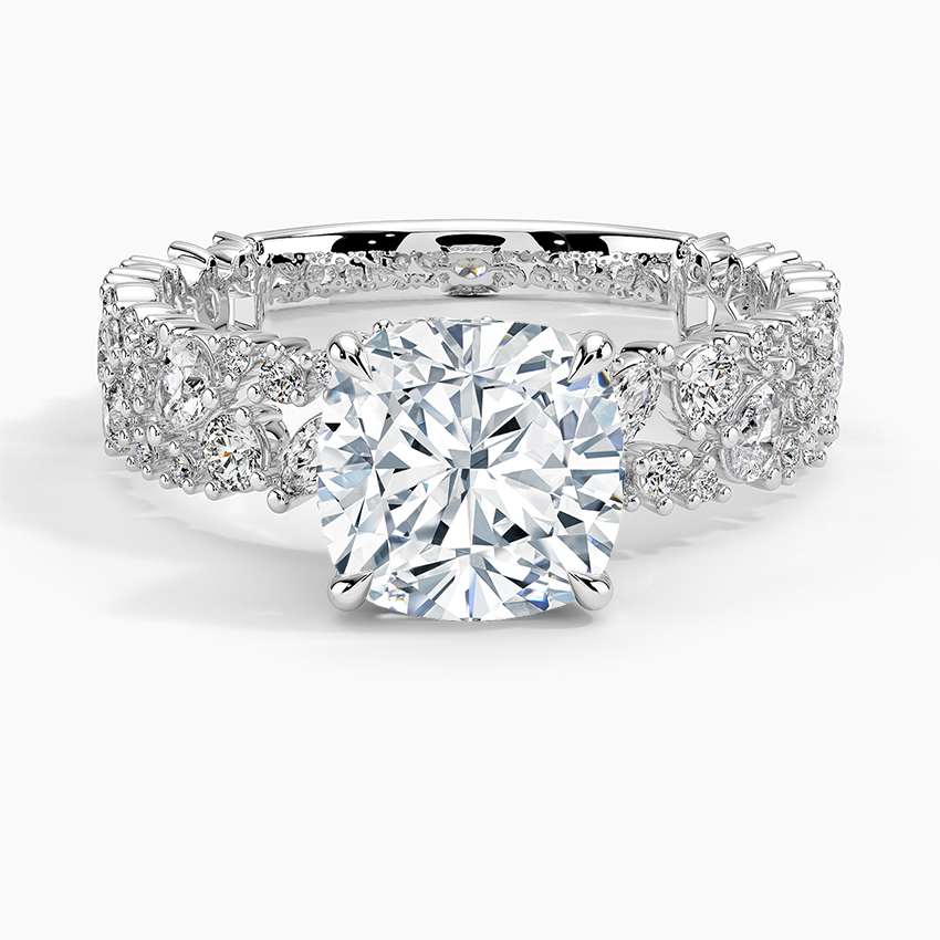 Glacé Diamond Ring (3/4 ct. tw.) Platinum Cushion Engagement Ring